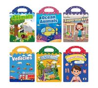 Eusable Sticker Book Activity Book Jelly Sticker Set