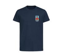 Eusebio World Cup Sticker Kids T-Shirt - Navy / S Men