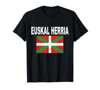 Euskal Herria Flag T-Shirt Basque Country Ikurrina Flags Tee T-Shirt