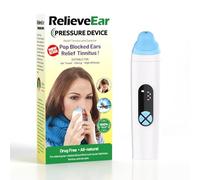 Eustachian Ear Pressure Balancer, Tinnitus Relief for Ringing Ears | Air, Dive and Altitude Use | Safe Ear Relief | White