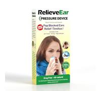 Eustachian Ear Pressure Balancer - Tinnitus Relief for Ringing Ears | Perfect for Flights, Diving & Altitude Changes | Natural & Drug-Free Ear Relief | White
