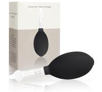 Eustachian Tube Unclogger, Ear Popper Ache Clogged Congestion Tinnitus Migraine Relief Device, Inner Ear Pressure Balance (Black, One Size)