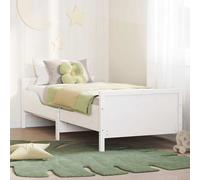 eustis wooden extendable kids bed in white