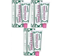 Euthymol Original Whitening Toothpaste 75ml x 3 - Made in Korea - 9.6X Whiter Teeth - Double Action - Fluoride & Vitamin E - Fights Cavities & Gingivitis - Non-GMO, Gluten-Free, Recyclable Packaging