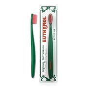 Euthymol Regular Toothbrush, Compact Small Full Head, Soft Bristle, Triple Curve Ergonomic Manual Toothbrushes, Deep Cleaning, Sensitive Gums Teeth, Daily Oral Enamel Dental Care