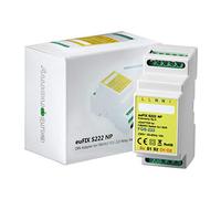 Eutonomy euFIX DIN Rail Adapter for FIBARO Relay Switch 2x1.5 kW, without buttons, S222NP