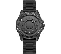 EUTOUR Magnetic Mens Watch Diamond Set Case Minimalist Ladies Watches Magnetic Balls Unique Wrist Watch with Stainless Steel Bracelet Black…