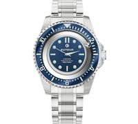 EUTOUR Magnetic Watches for Men, 40mm Luminous Dial with Innovative Magnet Bead Display and Precise Minute and Second Hand, Quartz Movement, 20mm Stainless Steel Strap for Everyday Wear, Blue