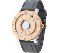 EUTOUR Magnetic Watches for Men Unique Analog Watch 40mm Quartz Wristwatch 30ATM Waterproof Mens Fashion Watches Silicone Band Dress Watch Accessories Included