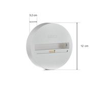 Eutrac Monopoint, surface mounting, 3-phase, silver