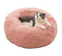 EUTYRG Calming Dog Bed Cat Bedding Dog Bed Cat Bed Pet Bed Donut Bed For Cats And Dogs Round Pet Nest With Lint Mattress Mat F