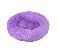 EUTYRG Calming Dog Bed Long Plush Super Soft Pet Bed Kennel Dog Round Cat Winter Warm Pet Nest Puppy Cushion Mat Portable Cat S