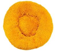 EUTYRG Calming Dog Bed Long Plush Super Soft Pet Bed Kennel Dog Round Cat Winter Warm Pet Nest Puppy Cushion Mat Portable Cat S
