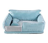 EUTYRG Calming Dog Bed Pet Bed Dog Beds Warm Sleeping Cotton Puppy Bed Washable Detachable Oxford Cloth Kennel Cat Nest Bottom