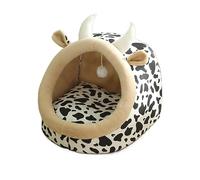 EUTYRG Calming Dog Bed Pet Bed Removable Cat Bed House Kennel Nest Pet Nest Litter Dog Kennel Sofa House Cushion Pet Mattress M