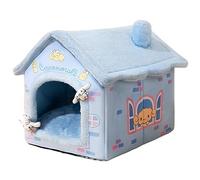 EUTYRG Calming Dog Bed Pet Bed Soft Long Plush Light Pink Cat Bed Round Cat Bed House Round Pet Dog Bed For Small Dogs Cats Nes