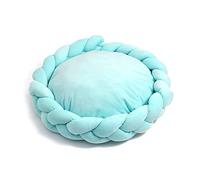 EUTYRG Cozy Candy Colored Pet Bed for Small Dogs and Cats - Soft Weave Kennel Cushion with Detachable Pad - Warm and Comfortabl