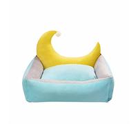 EUTYRG Cozy Cartoon Pet Sofa Bed - Ideal for Small to Medium-sized Cats and Dogs - Soft Sleeping House Cushion - Colorful Kenne