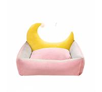 EUTYRG Cozy Cartoon Pet Sofa Bed - Soft Sleeping House for Cats and Dogs - Ideal for Small to Medium Pets - Cushioned Mat - Pup