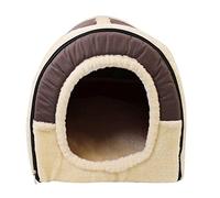 EUTYRG Cozy Fleece Pet House: Snuggly Bed for Small to Medium Dogs and Cats