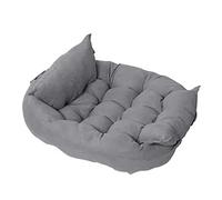 EUTYRG Cozy Gray Pet Bed: Warm, Soft, and Versatile for Cats and Dogs