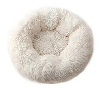 EUTYRG Cozy Plush Pet Bed: Warm Winter Sleeping Bag for Cats and Dogs - Comfortable House for Small Pets - Medium Size - White