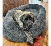 EUTYRG Dog Bed,Dog Bed for Humans Size Fits You and Pets, Luxury Fur Size Dog Bed Washable Big Dog Bed Comfy Plush Bean Bag fo