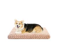 EUTYRG Dog Crate Bed, MEDIUM Washable Pet Bed Mats for Crate, Plush Non-Slip Crate Pad Soft Cushion for Medium Dogs with Squeak