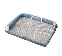 EUTYRG Dogs and Cats Pet pad Calming Dog Bed, Washable Rectangle Sleeping Orthopedic Sofa Pet Bed with Non-Slip Bottom