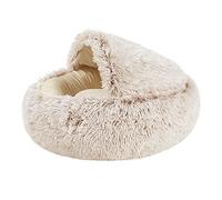 EUTYRG Dogs and Cats Pet pad Pet Dog Cat Bed Round Plush Cat Self Warming Bed House Soft Long Plush Bed For Small Dog Cat Nest