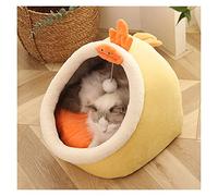 EUTYRG Dogs and Cats Pet pad Sweet Cat Bed Warm Pet Basket Cozy Kitten Lounger Cushion Cat House Tent Very Soft Small Dog Mat B