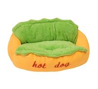 EUTYRG Plush Cartoon Pet Bed - Cozy Kennel Cushion for Small Dogs and Cats