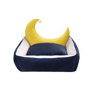 EUTYRG Soft and Comfortable Cat and Dog Sofa Bed for Small to Medium Pets, Cartoon Design Pet Sleeping House, Argento Color, 50
