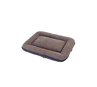 EUTYRG Soft Corduroy Pet Bed - Cozy Kennel Sleeping Mat for Large Dogs - Removable Cover - X-Large Size - Brown
