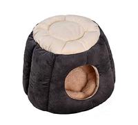 EUTYRG Super Soft Princess Dog Bed - Warm and Foldable Kennel for Small Dogs and Cats