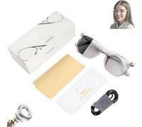 Euvelle Bluetooth Glasses, 2025 New Smart Glasses with AI, Bluetooth Audio Smart Glasses for Men&Woman, Open-Ear Clear Sound with Audio & Mic(Pink-Color change)