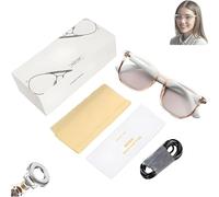Euvelle Bluetooth Glasses, 2025 New Smart Glasses with AI, Bluetooth Audio Smart Glasses for Men&Woman, Open-Ear Clear Sound with Audio & Mic(Teal-No color change)