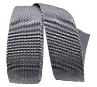 EUXHTYWP Multi-Purpose Webbing Tape,Polypropylene 38mm,Heavy Duty Nylon Strap,Upholstery for DIY Craft,Slings,Backpacks,Strapping,Collars(Darkgrey,38MM x 10Yards)