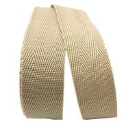 EUXHTYWP Multi-Purpose Webbing Tape, Straps for Bags,Heavy-Duty Polypropylene for Backpack Belt Strapping Bias Binding Tapes,10 Yards/lot(Khaki,25MM)