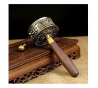 EUXHTYWP Tibetan Prayer Wheel,Wooden Handle Premium Buddha Scriptures For,Praying, Meditation