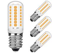 Euxper E14 LED Bulb 3W Warm White 28W Halogen Equivalent Energy Saving, E14 Small Edison Screw (SES) LED Light Bulbs 360LM for Freezer/Cooker Hood/Sewing Machine, AC220-240V, 4 Pack