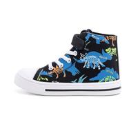 EUXTERPA Kids High Top Trainers, Boys School Shoes Size 10, Dinosaur