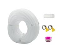 Euyehn Ac Drain Line Replacement Kit, Thickened Quick Fixation, Outdoor Ac Drain Hose with Clamps, for Washing Machine 14-16mm Pipe Mobile Home Homeowners