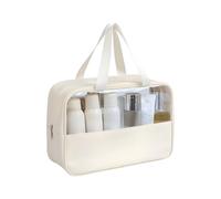 Euyehn Clear Makeup Bag - Transparent Tote,Waterproof Toiletry Organizer with Handle | for Girlfriend Women Girls Daily Skincare Beauty Tools Towels