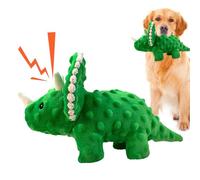Euyehn Dog Plush Squeaky Chew Toy - Puppy Teeth Chew Toy | Cute Dinosaur Plush Toy, Funny Dog Accessories for Puppies, Small Dogs, Medium Dogs, Large Dogs
