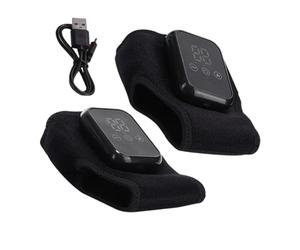 Euyehn Heating Foot Massager - Rechargeable Heel Warmer,Heated Foot Massager - for Long Driving Workout Relaxation Elderly Adults Women