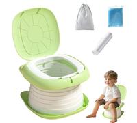 Euyehn Kids Travel Potties Seat - Girls Foldable Toilet Seat Portable Potty Seat,Kids Reusable Portable Toilet Seat for Indoor, Outdoor, Car, Road Trip, Travel