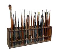 Euyehn Paint Brush Holder | Citadel Paint Rack | Wall Mount 67 Holes Paint Brush Holder For Eyeliners, Paint Brushes, Makeup Brushes, Colored Pencils