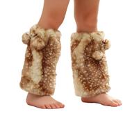 Euyehn Plush Animal Hat - Antler Print Cosplay Accessories - Super Soft Warm Hat | for Daily Wear Travel Winter Holiday Party Cosplay Comedy Stage