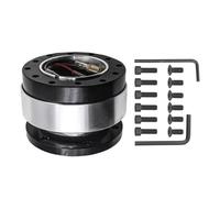 Euyehn Quick Release Steering Wheel Hub - Steering Wheel Quick Release Hub Adapter,Detachable Adjustable Aluminum Adapter for Truck Boat Automotive Racing Drift Adventure